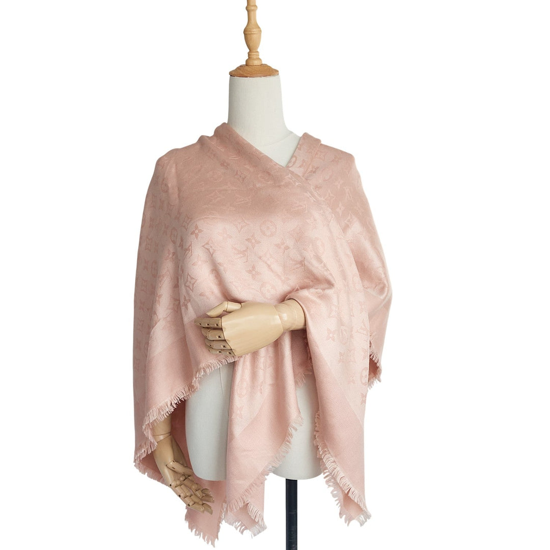 Monogram Shine Jacquard Shawl