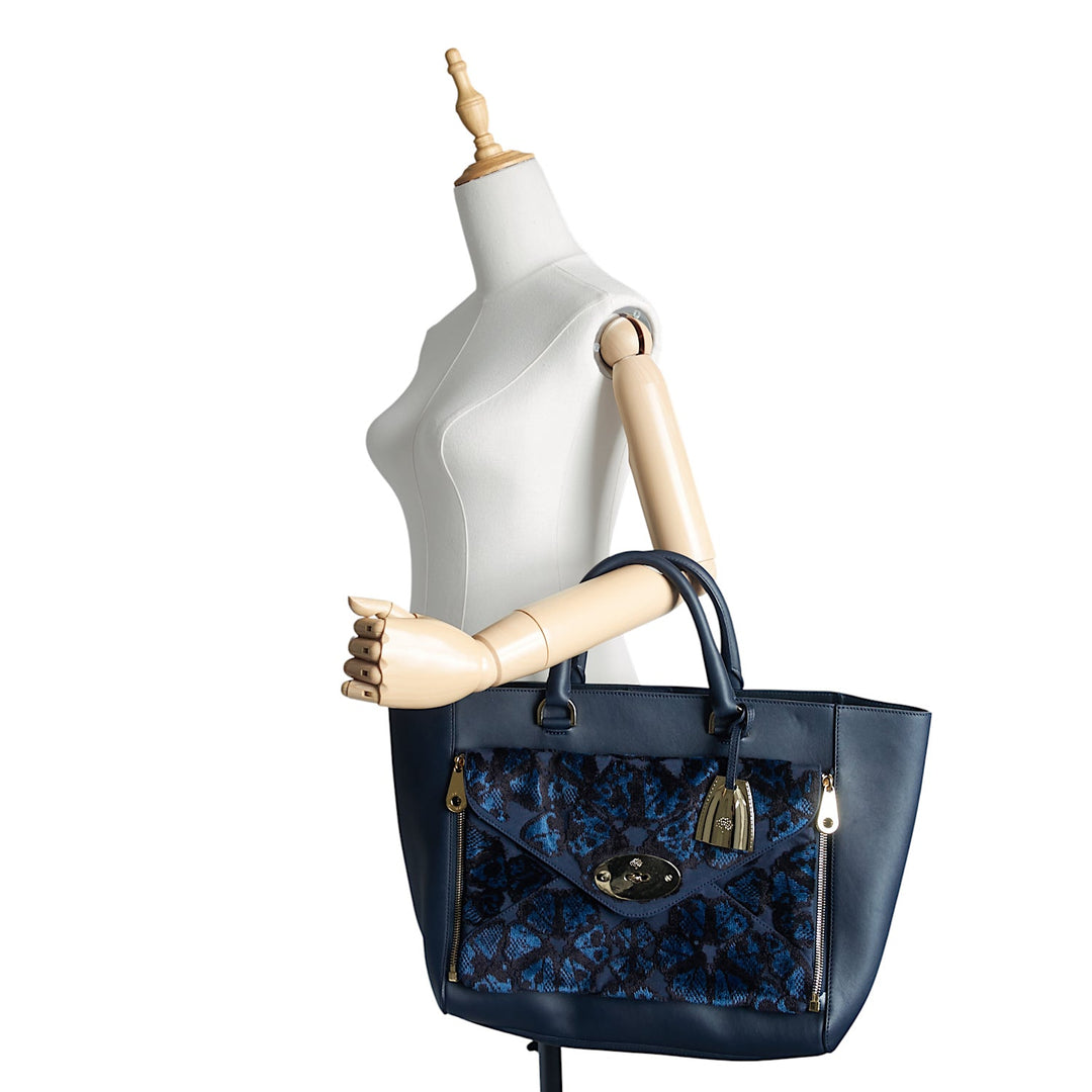 Willow Indigo Large Tote Bag