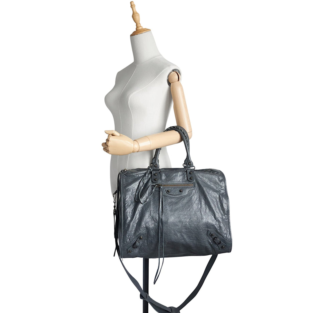 Classic Studs Large Velo Agneau Leather Bag