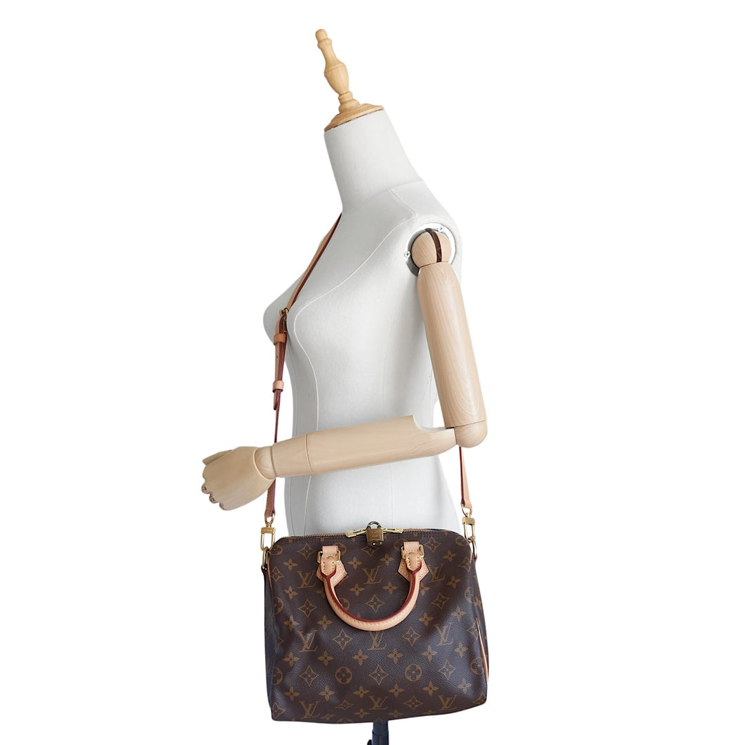 Speedy 25 Bandoulière Monogram Canvas Bag