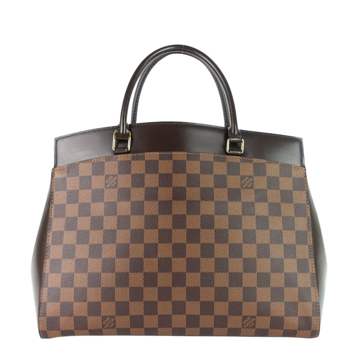 rivoli mm damier ebene canvas tote bag
