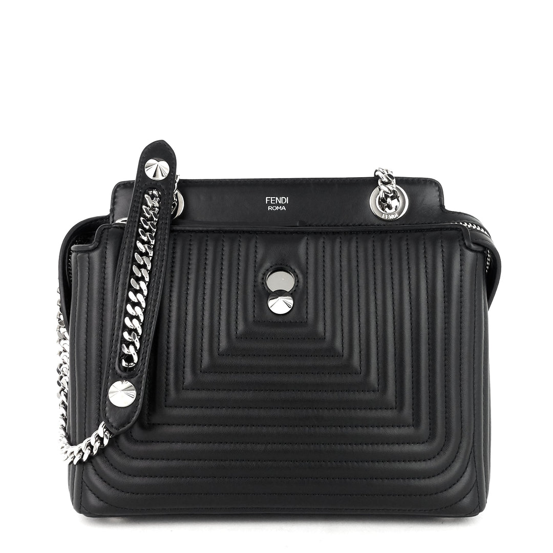 Dotcom Click Quilted Leather Shoulder Bag
