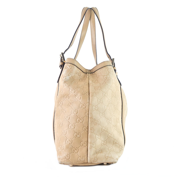 britt guccissima leather tote bag