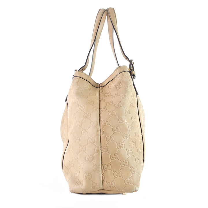 britt guccissima leather tote bag