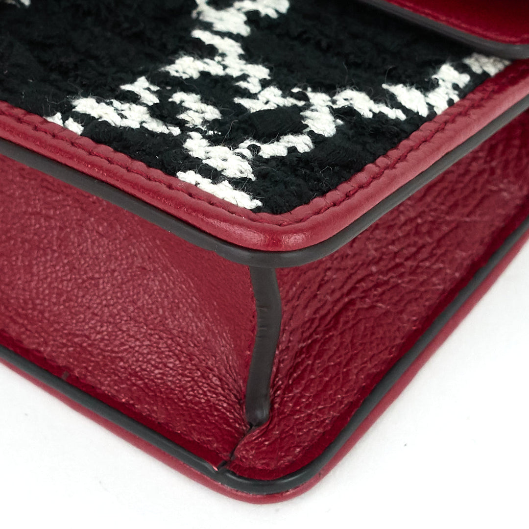 dionysus super mini tweed crossbody bag