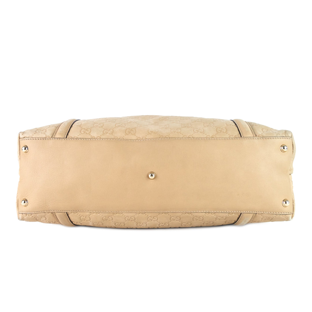 britt guccissima leather tote bag