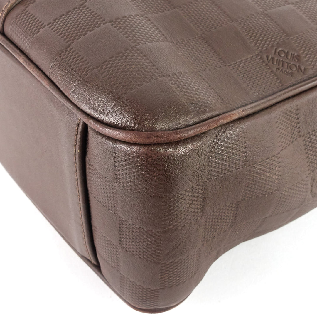 tadao pm damier infini leather tote bag