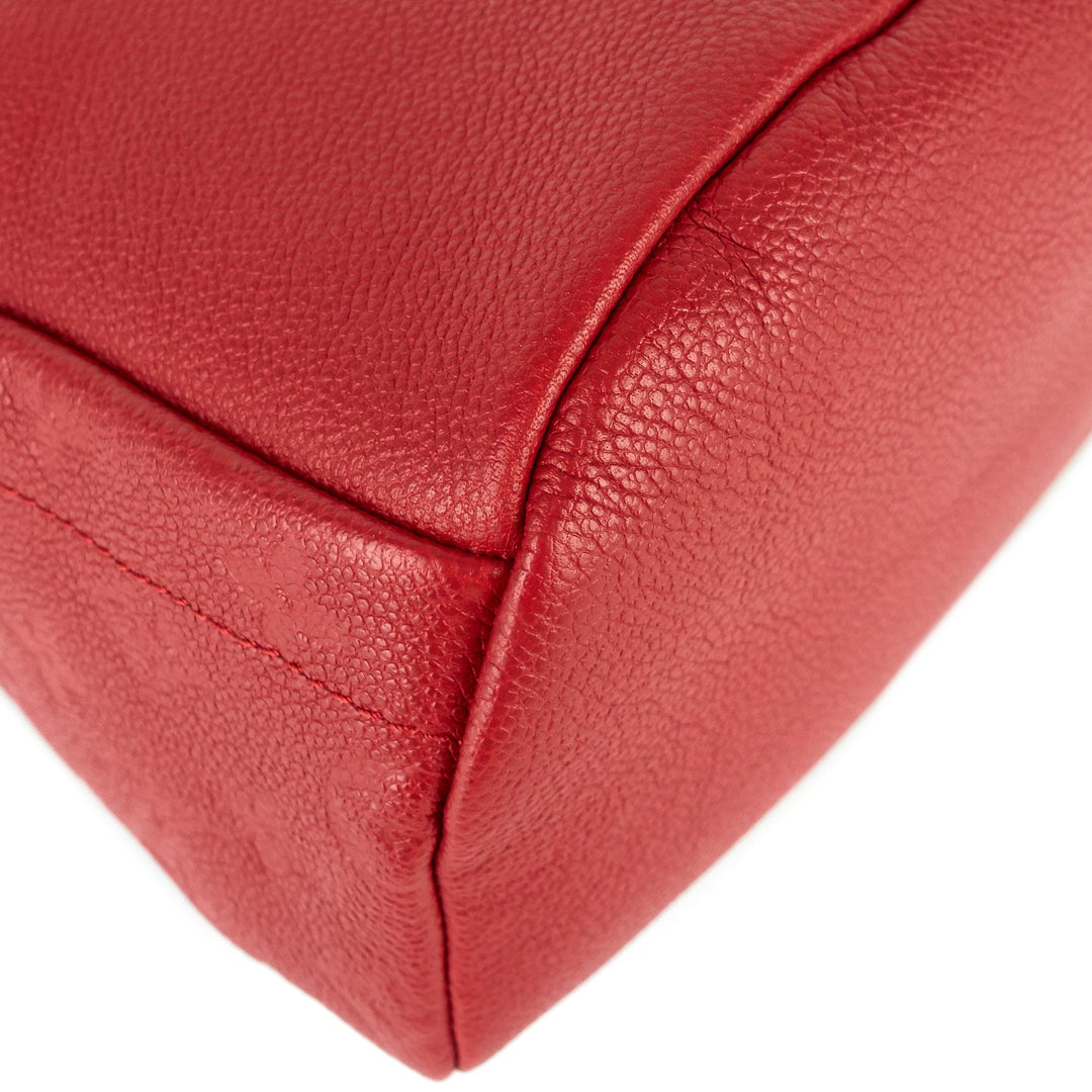 sorbonne monogram empreinte leather backpack