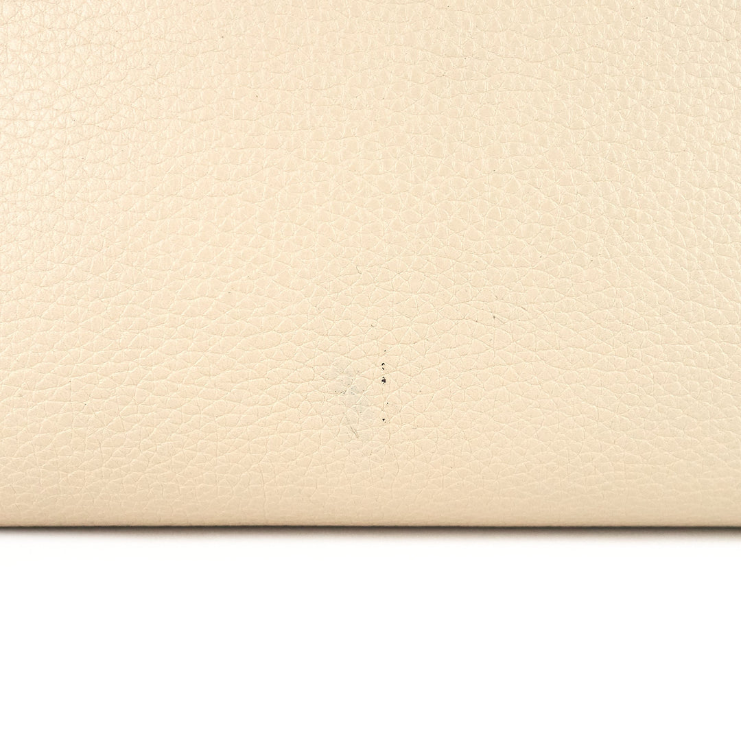 lockme cabas calfskin leather tote bag