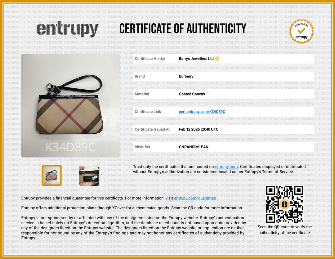 Burberry Nova Check Wristlet