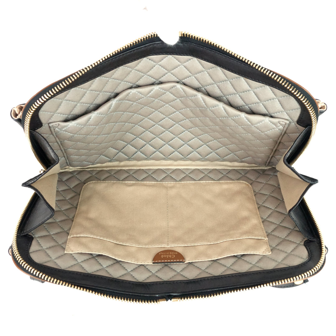 lucy python and calf leather bag