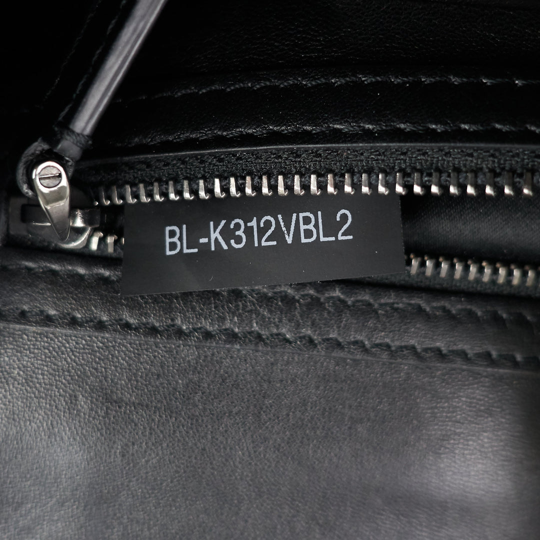 glam lock small leather bag