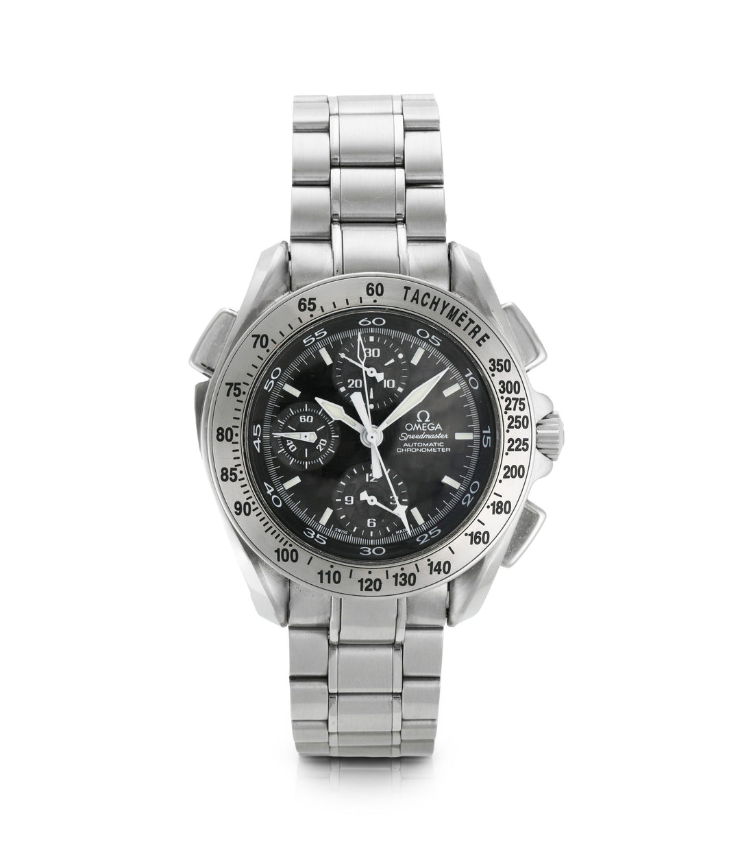 Estate Omega Speedmaster Stainless Steel Automatic Wrist Watch