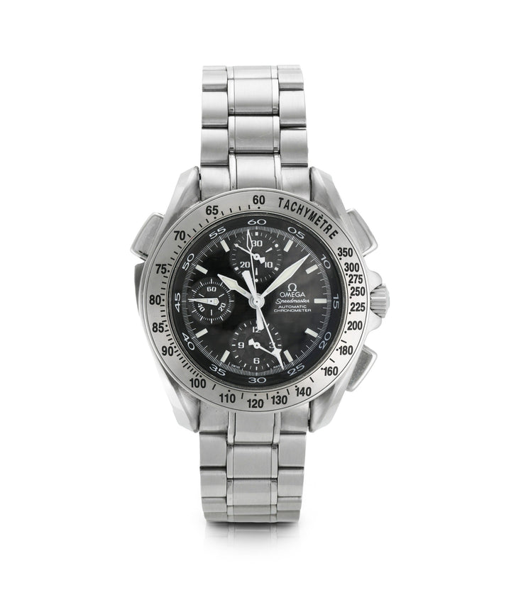 Estate Omega Speedmaster Stainless Steel Automatic Wrist Watch