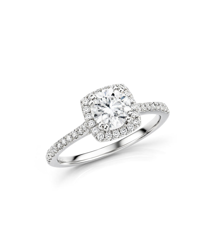 Palladium Lab Grown Diamond RIng