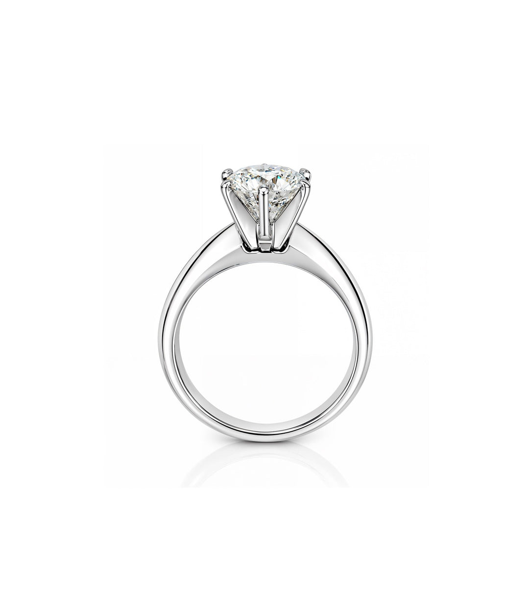 Platinum Estate Diamond Ring & Band