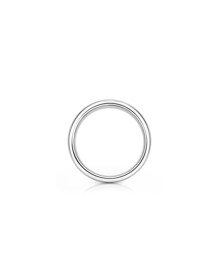 Platinum Estate Diamond Ring & Band