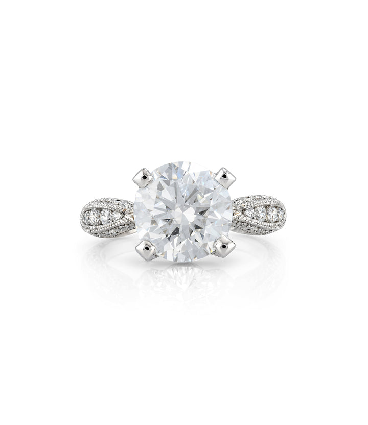 Platinum Tacori Lab Grown Diamond Ring