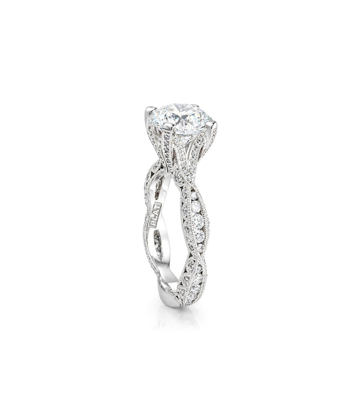 Platinum Tacori Lab Grown Diamond Ring