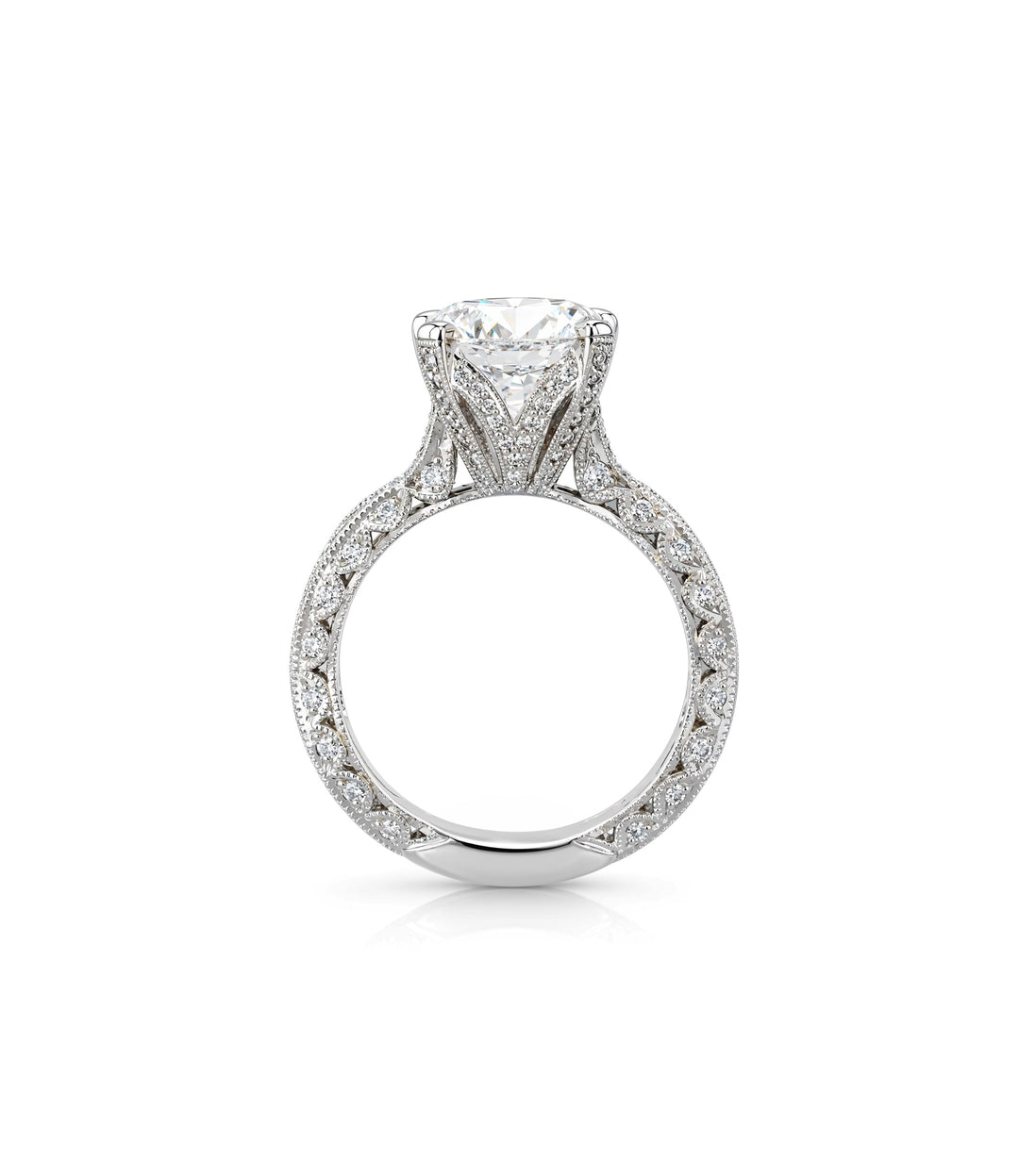 Platinum Tacori Lab Grown Diamond Ring