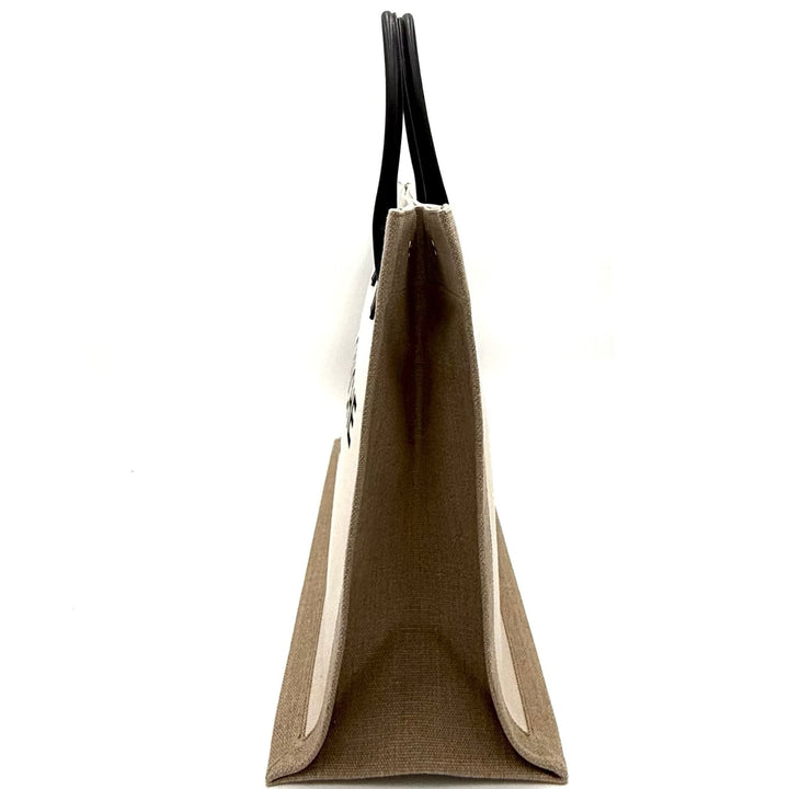 Saint Laurent Rive Gauche Canvas Tote Bag