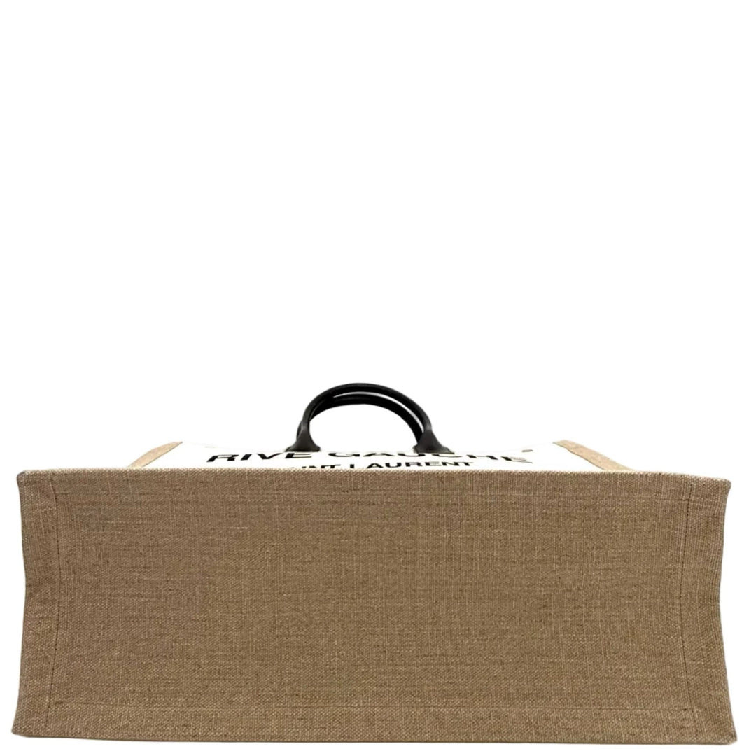 Saint Laurent Rive Gauche Canvas Tote Bag
