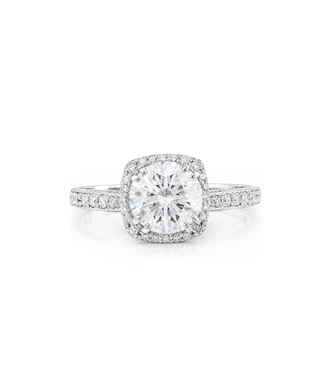 Tacori 18kt White Gold Lab Grown Diamond Ring