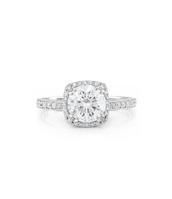 Tacori 18kt White Gold Lab Grown Diamond Ring