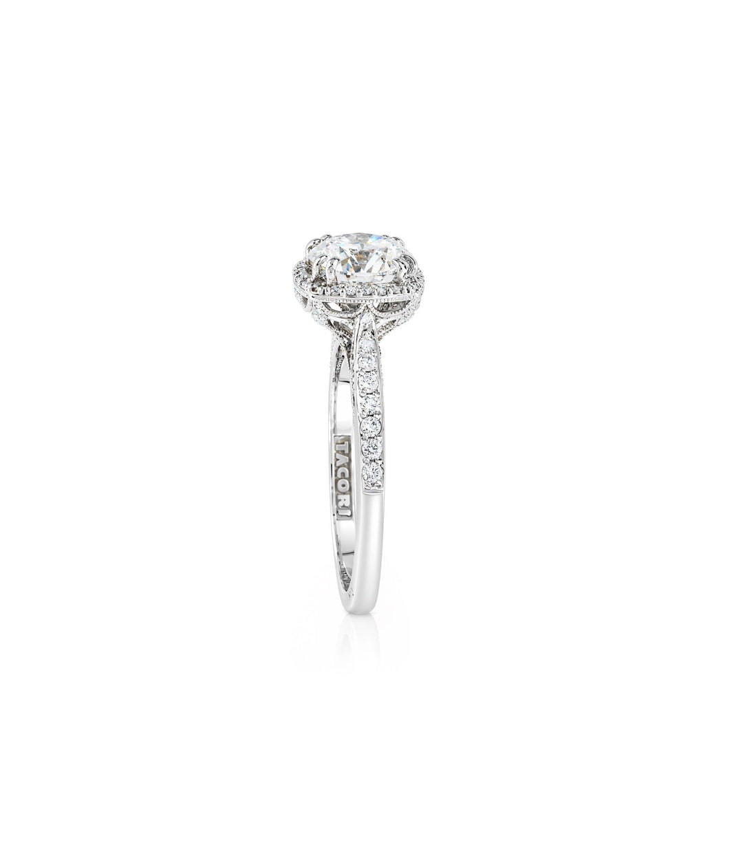 Tacori 18kt White Gold Lab Grown Diamond Ring