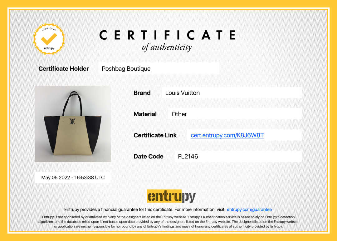 LockMe Cabas Calfskin Leather Tote Bag