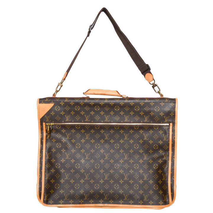 Monogram Portable Bandouliere Garment Bag with Strap
