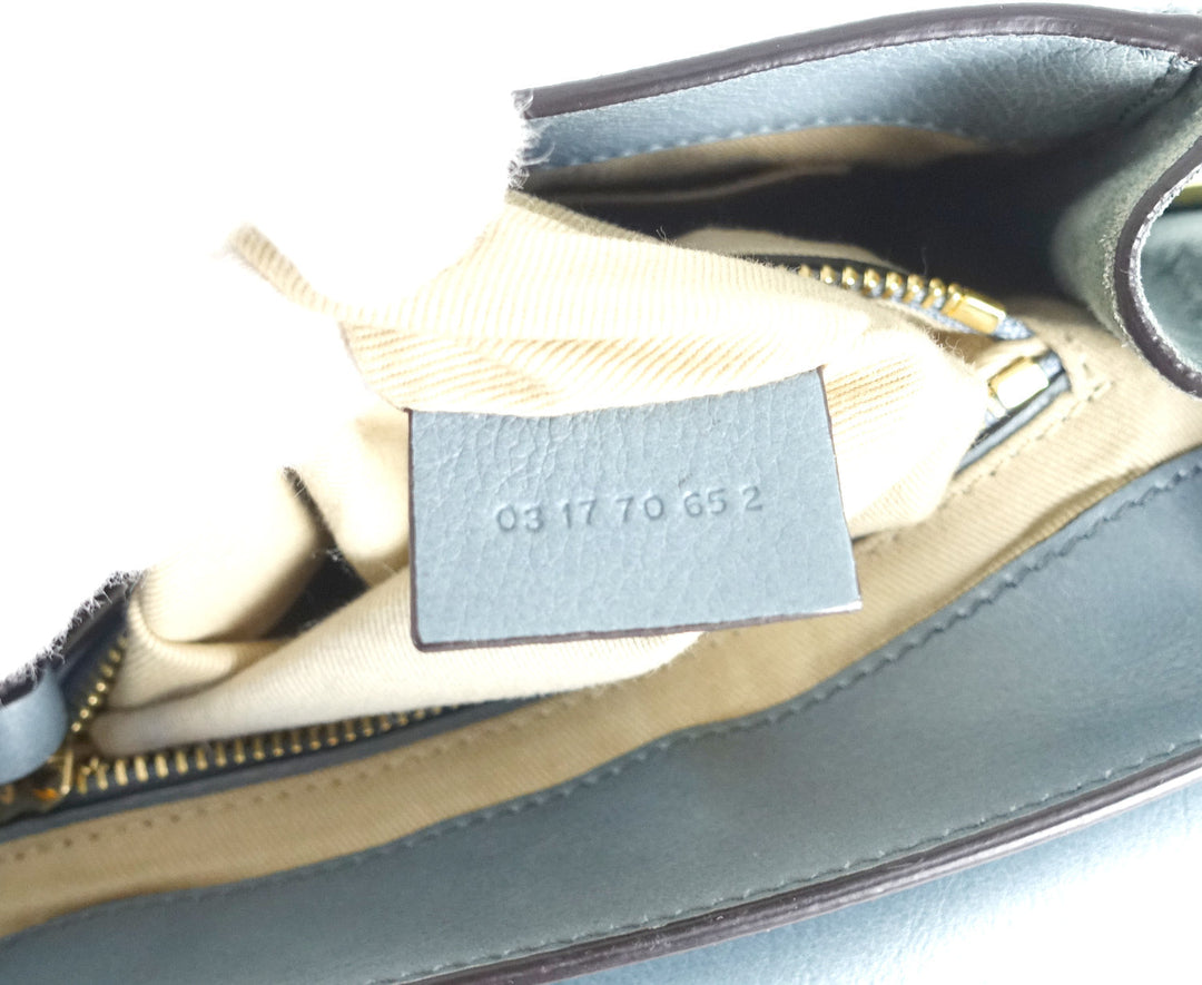 faye medium suede and calf leather backpack