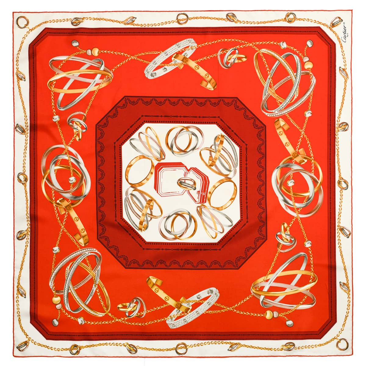 Cartier LOVE Silk Scarf – Barry's Jewellers