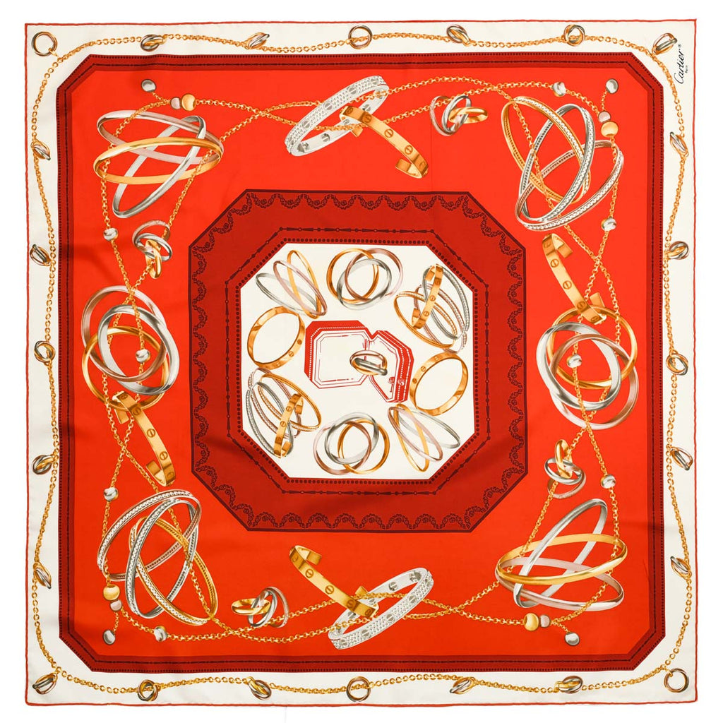 Cartier LOVE Silk Scarf – Barry's Jewellers