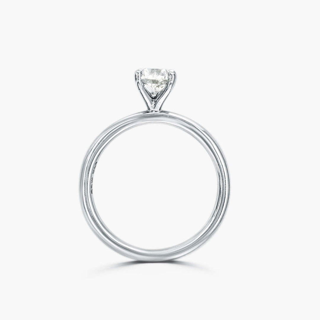 14kt White Gold 0.73ct Diamond Solitaire Ring - copy
